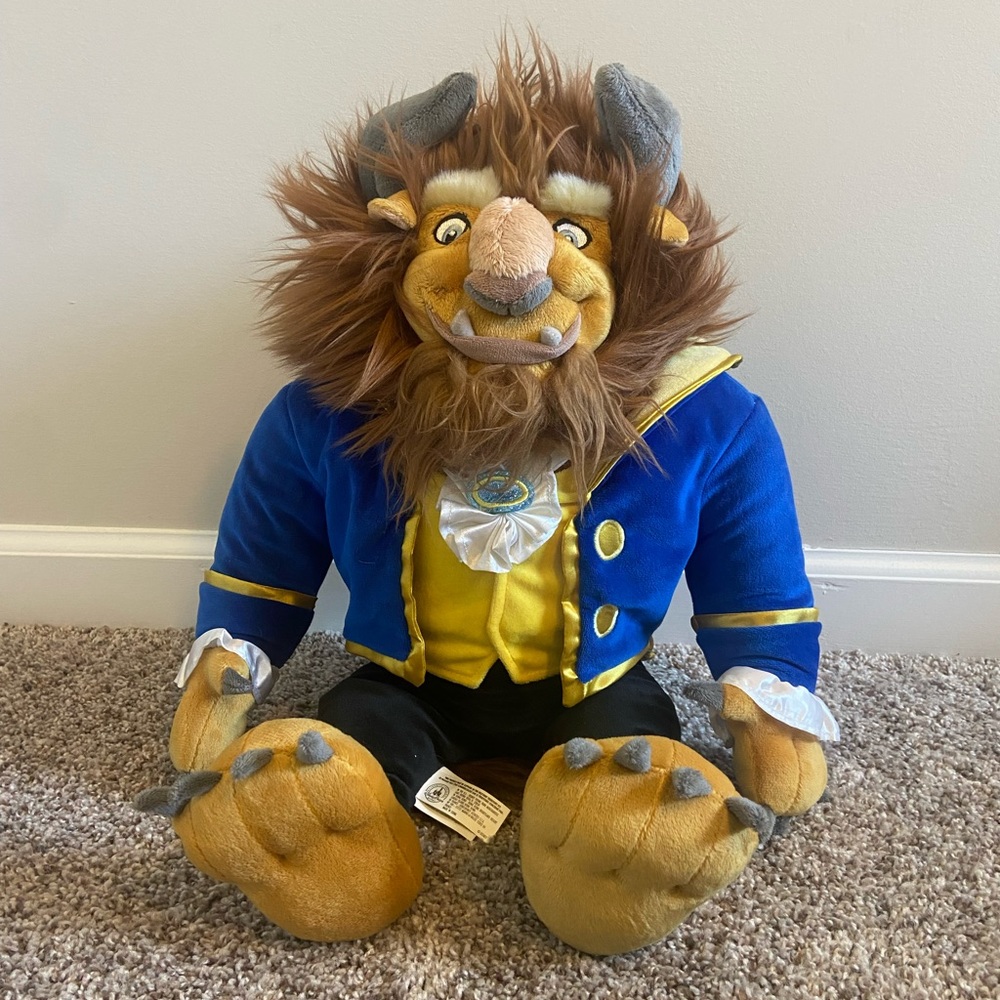 Beauty and the beast/ Beast stuffed animal - new no tags smoke free home.